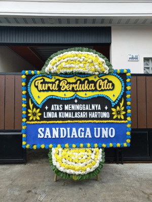 Papan Bunga Duka di Purbayan